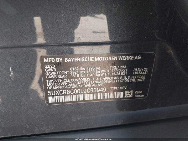 2020 BMW X5 XDRIVE40I