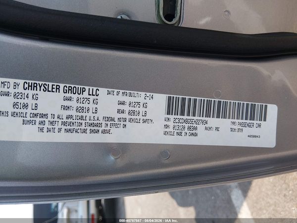 2014 DODGE CHARGER SE