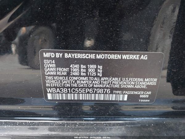 2014 BMW 320I SA