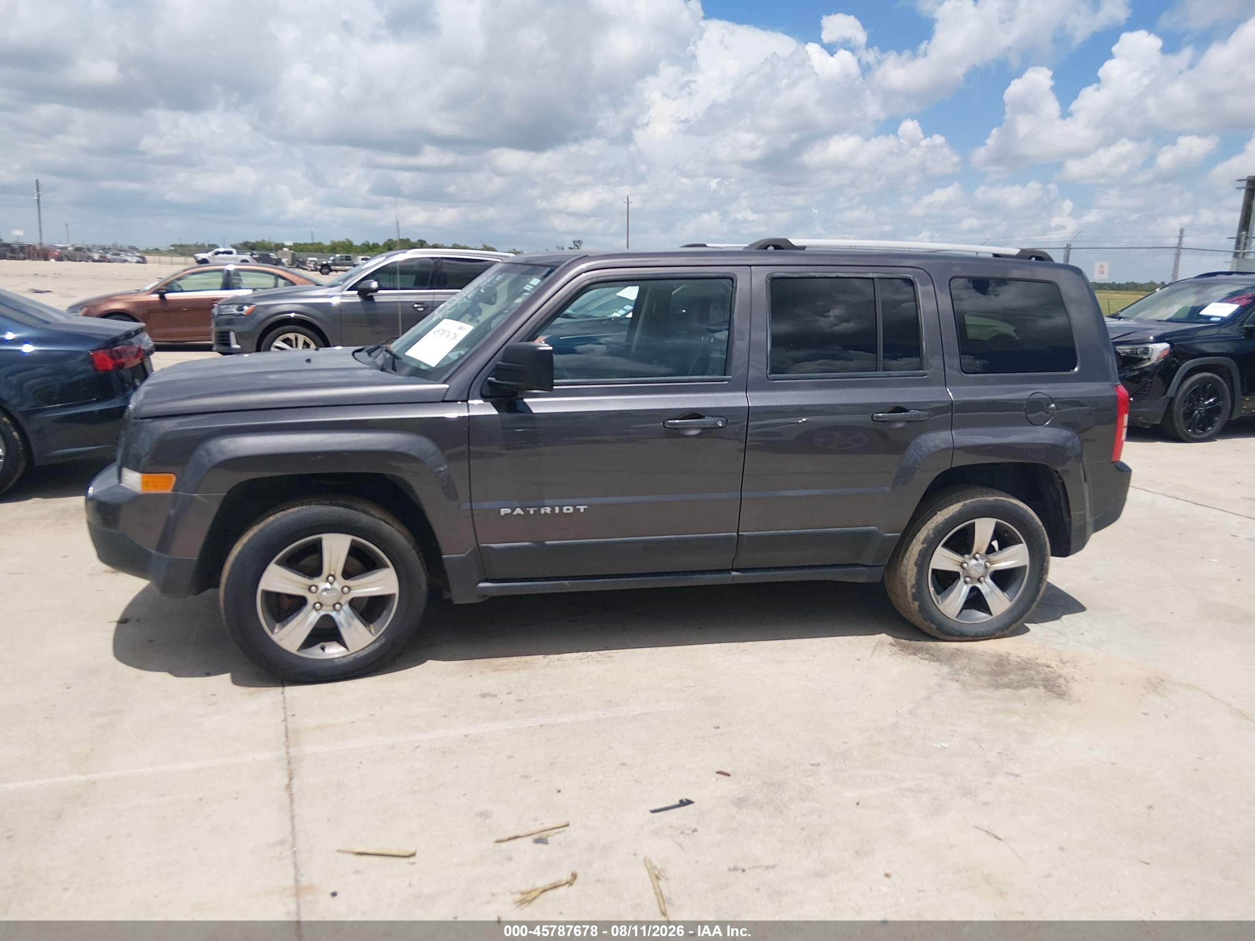 2016 JEEP PATRIOT HIGH ALTITUDE EDITION