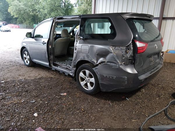 2017 TOYOTA SIENNA L 7 PASSENGER