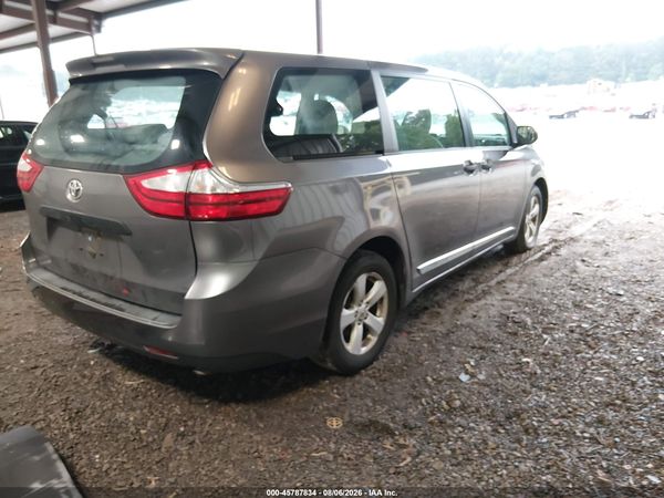 2017 TOYOTA SIENNA L 7 PASSENGER