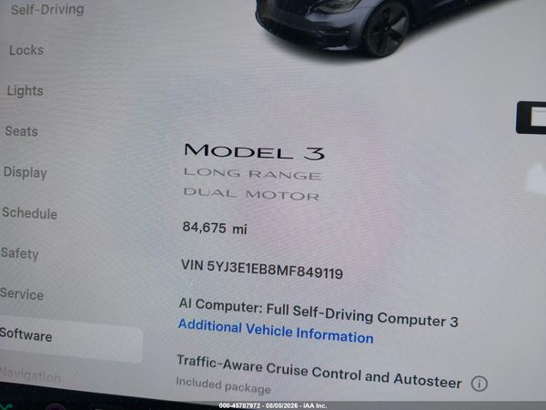 2021 TESLA MODEL 3