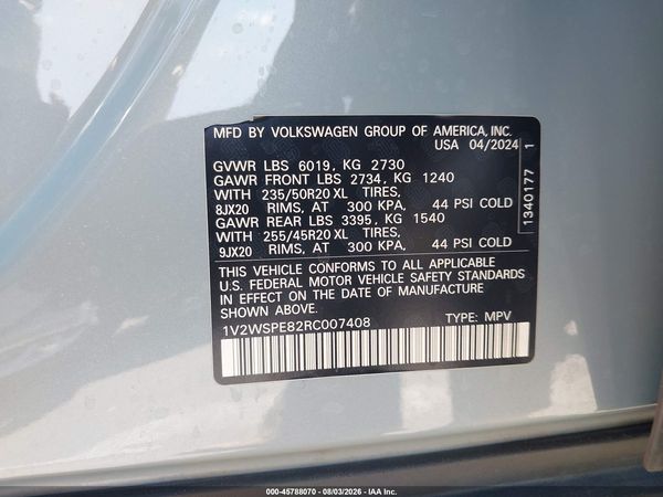 2024 VOLKSWAGEN ID.4 AWD PRO S — I9