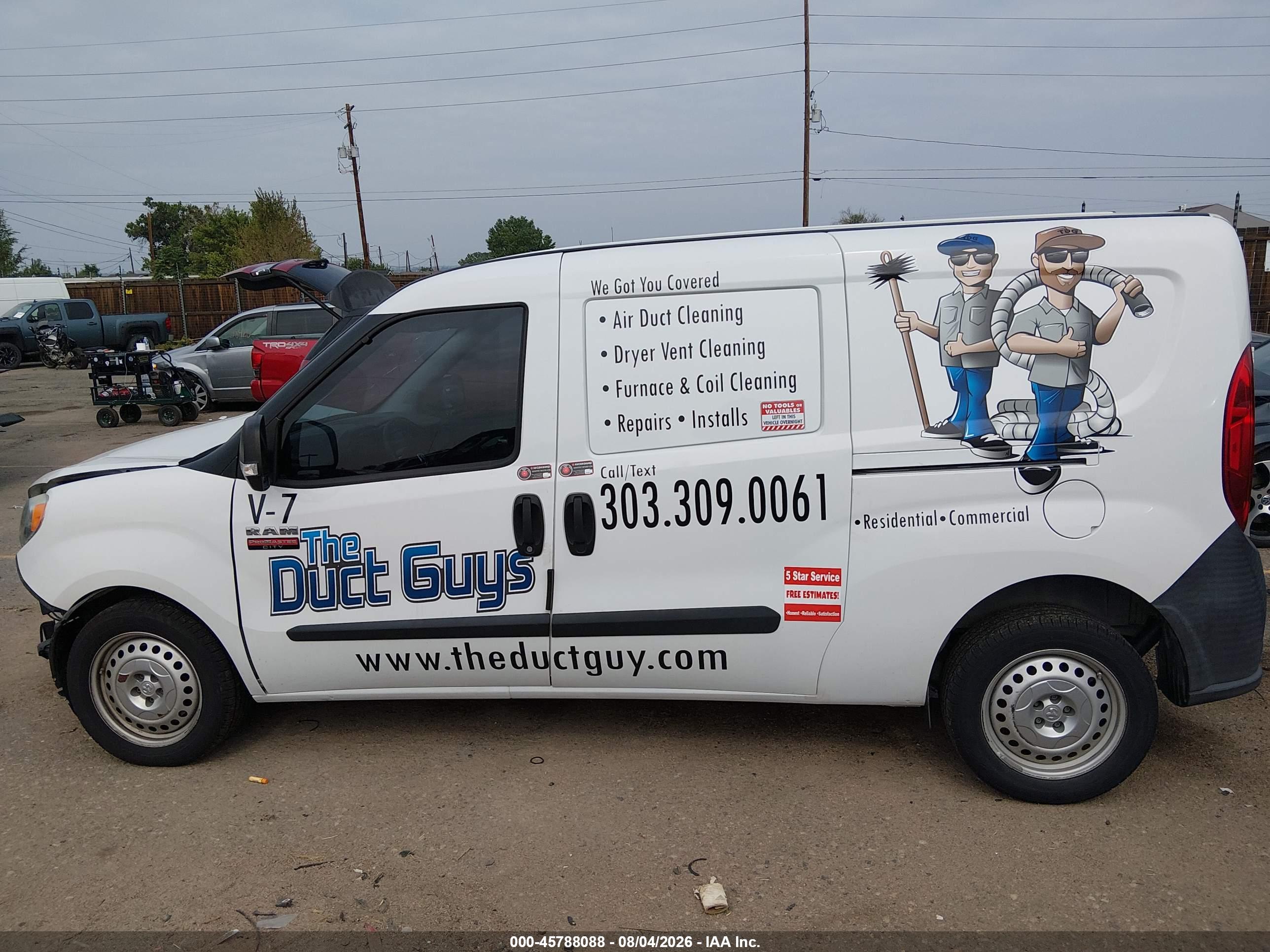 2020 RAM PROMASTER CITY TRADESMAN