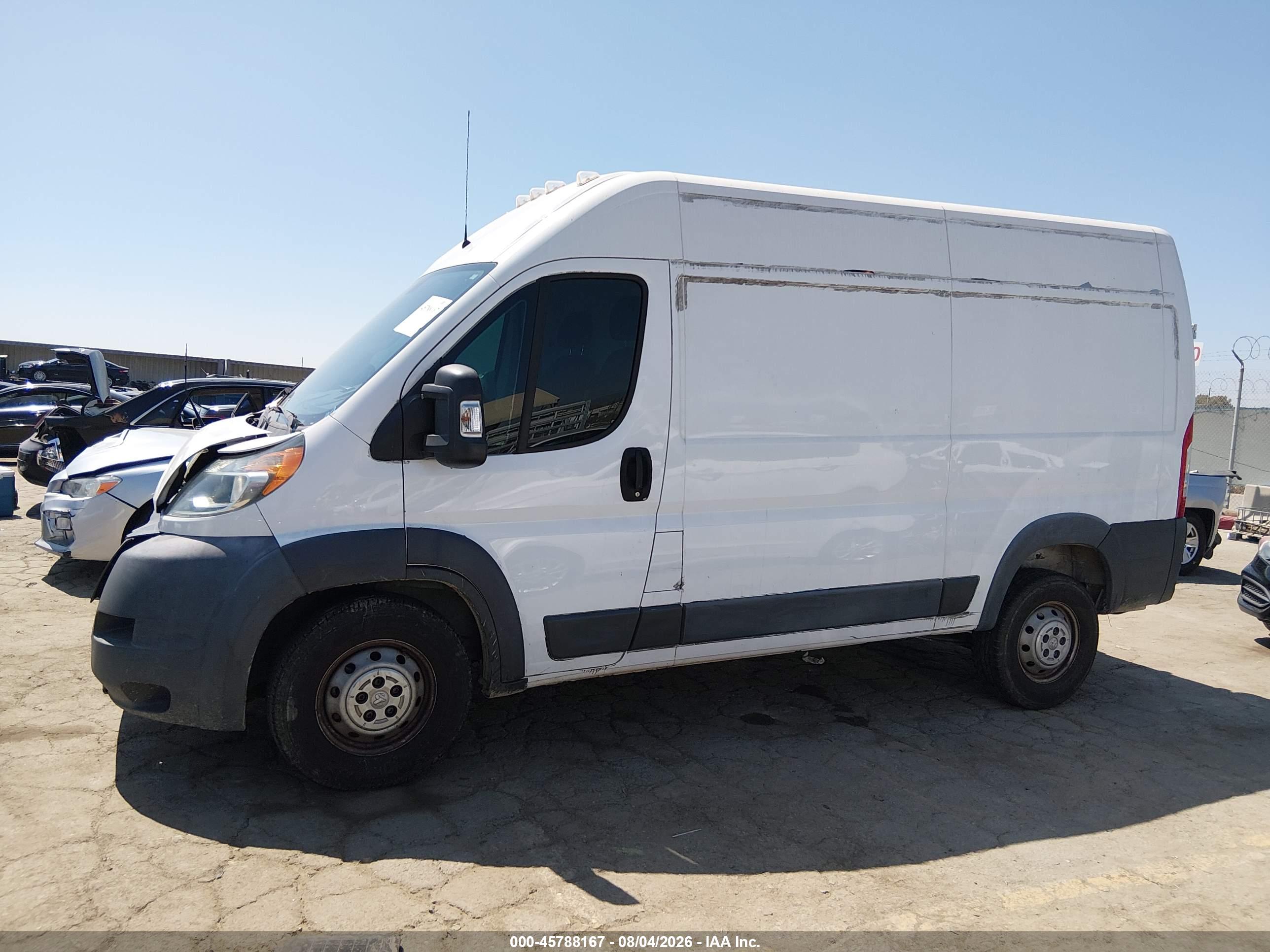 2018 RAM PROMASTER 1500 HIGH ROOF 136 WB