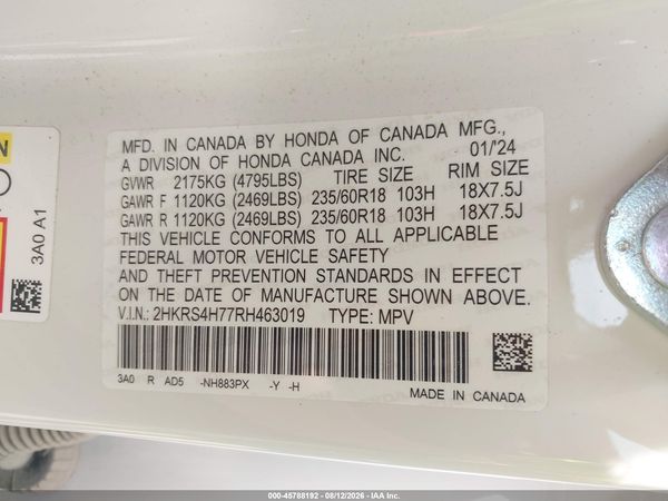 2024 HONDA CR-V EX-L AWD