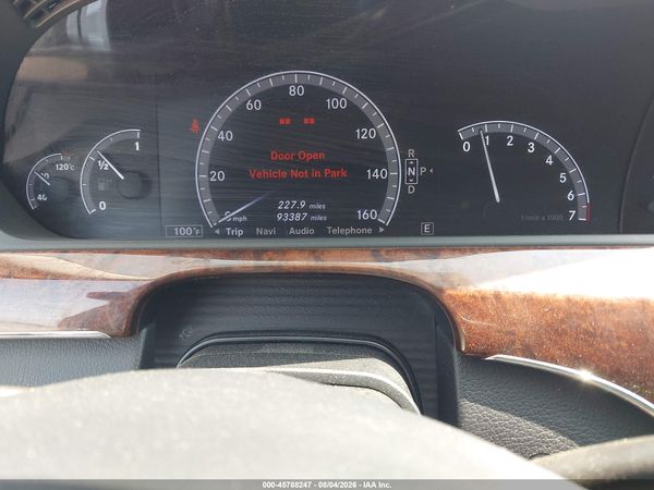 2013 MERCEDES-BENZ S 550 4MATIC