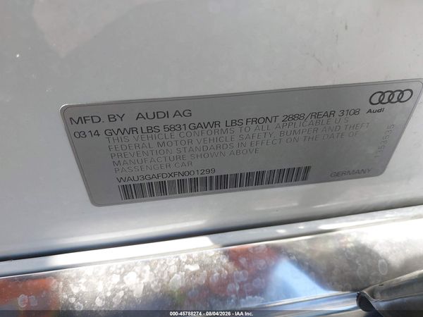2015 AUDI A8 L 3.0T