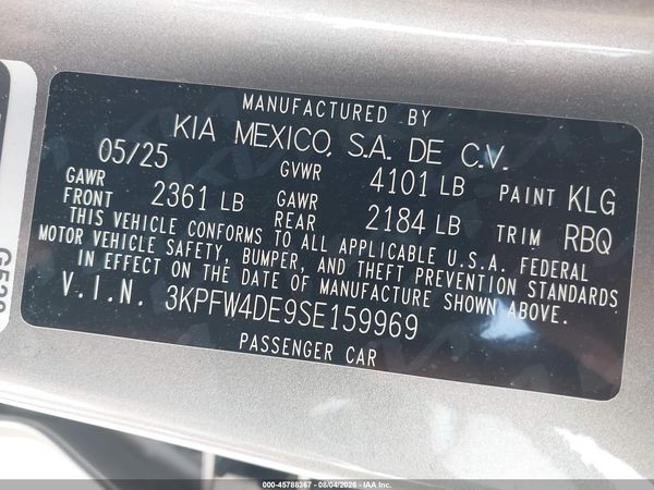 2025 KIA K4 GT-LINE
