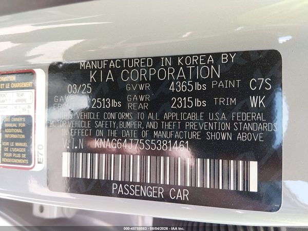 2025 KIA K5 GT-LINE