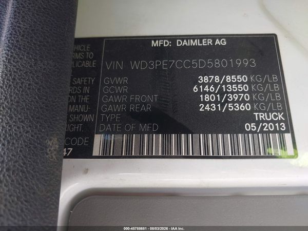 2013 MERCEDES-BENZ SPRINTER 2500 NORMAL ROOF