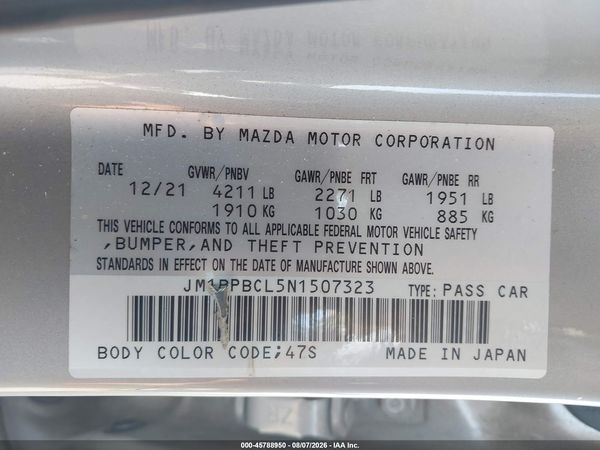 2022 MAZDA MAZDA3 PREFERRED