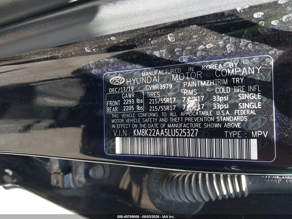 2020 HYUNDAI KONA SEL