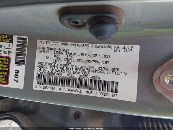 2021 TOYOTA TACOMA SR5 V6
