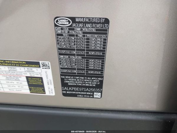 2025 LAND ROVER RANGE ROVER P530 SE 7 SEAT