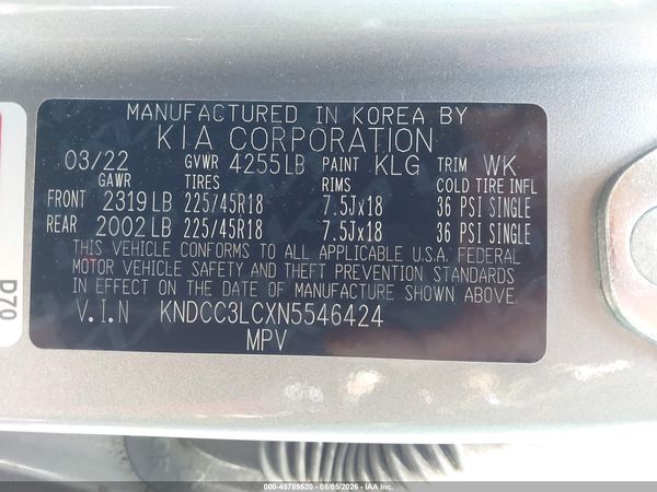 2022 KIA NIRO TOURING SE