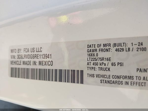 2024 RAM PROMASTER 2500
