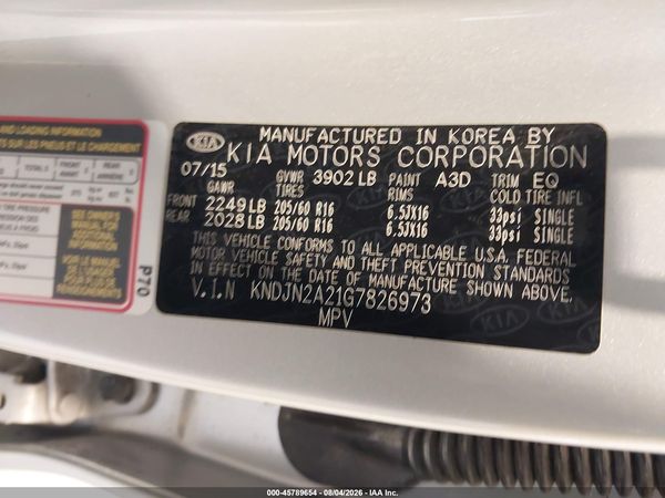 2016 KIA SOUL Plus