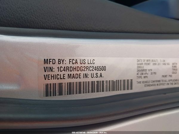 2024 DODGE DURANGO GT PLUS RWD