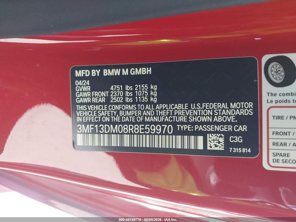 2024 BMW M2 — I9