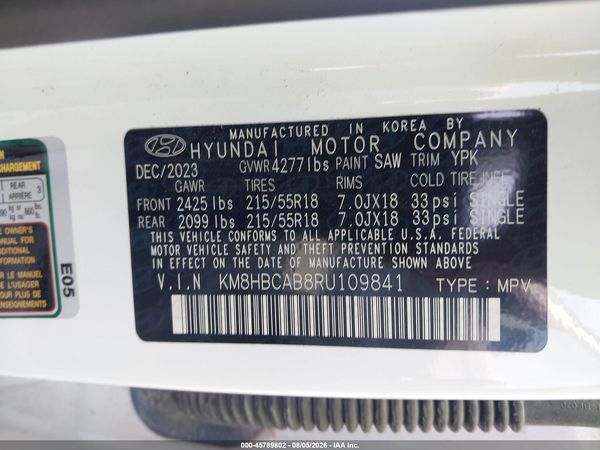 2024 HYUNDAI KONA SEL