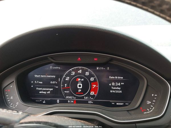 2018 AUDI S4 3.0T PREMIUM PLUS