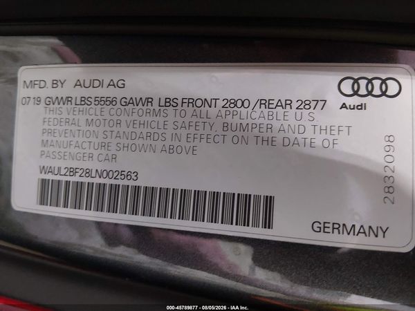 2020 AUDI A6