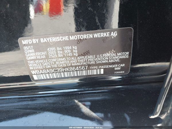 2017 BMW 320I