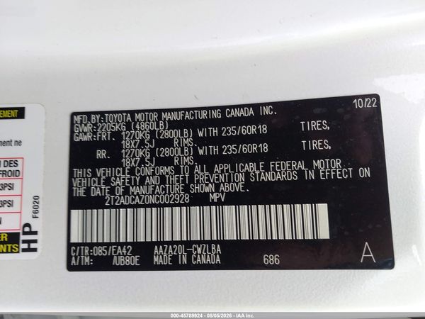 2022 LEXUS NX 250 350 Base