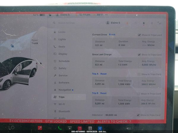 2019 TESLA MODEL 3 LONG RANGE/PERFORMANCE