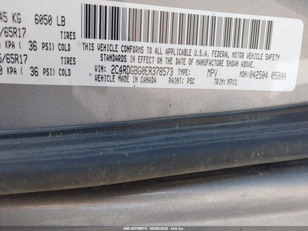 2014 DODGE GRAND CARAVAN SE