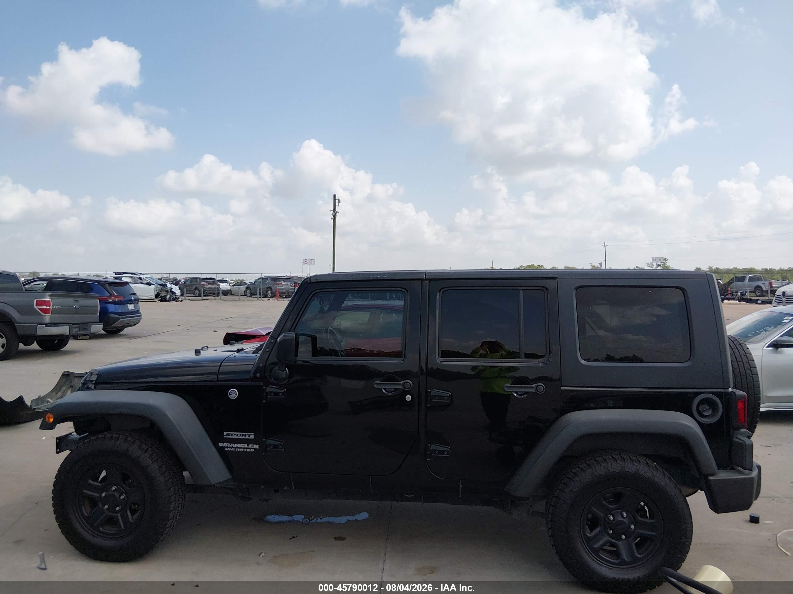 2016 JEEP WRANGLER UNLIMITED SPORT