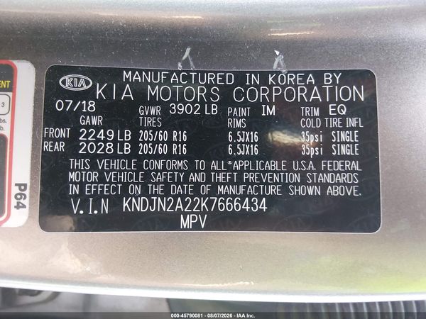2019 KIA SOUL Base