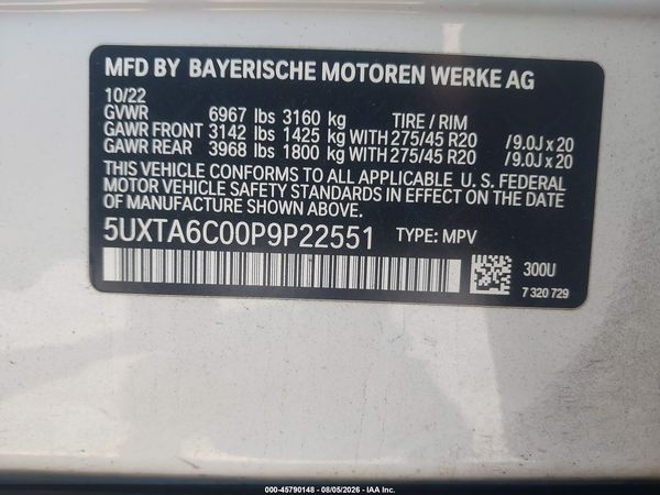 2023 BMW X5 PHEV XDRIVE45E