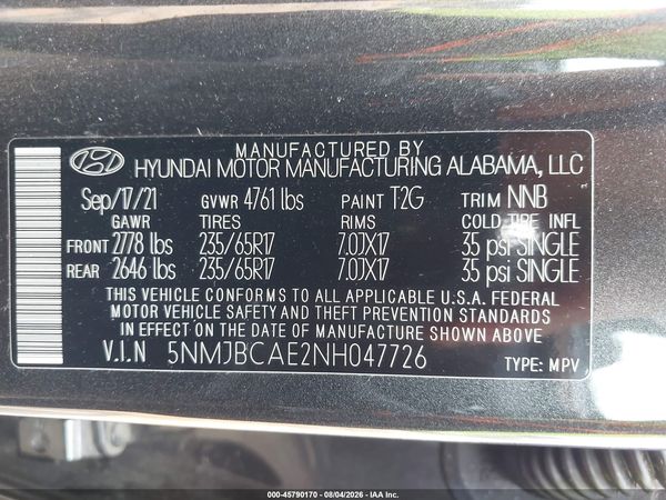 2022 HYUNDAI TUCSON SEL