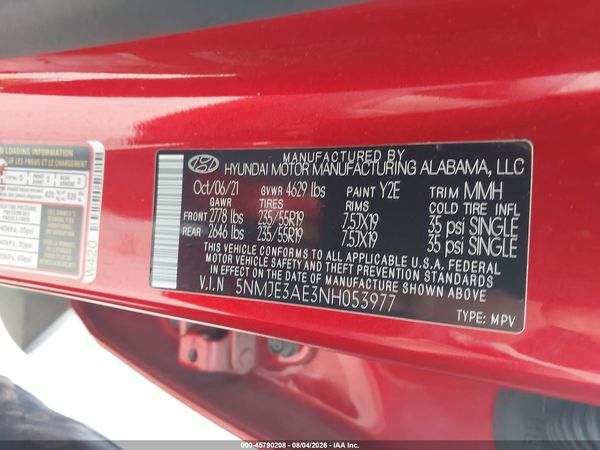 2022 HYUNDAI TUCSON LIMITED