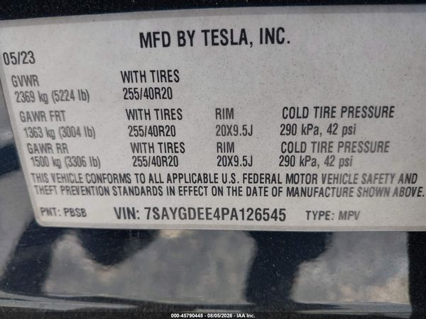 2023 TESLA MODEL Y