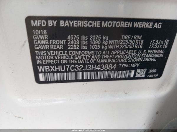 2018 BMW X1 SDRIVE28I