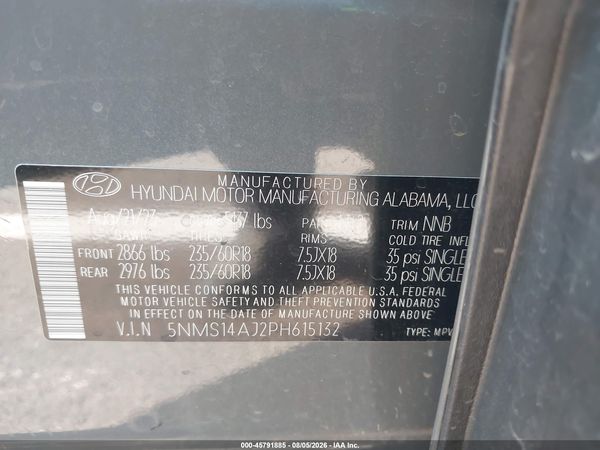 2023 HYUNDAI SANTA FE SE