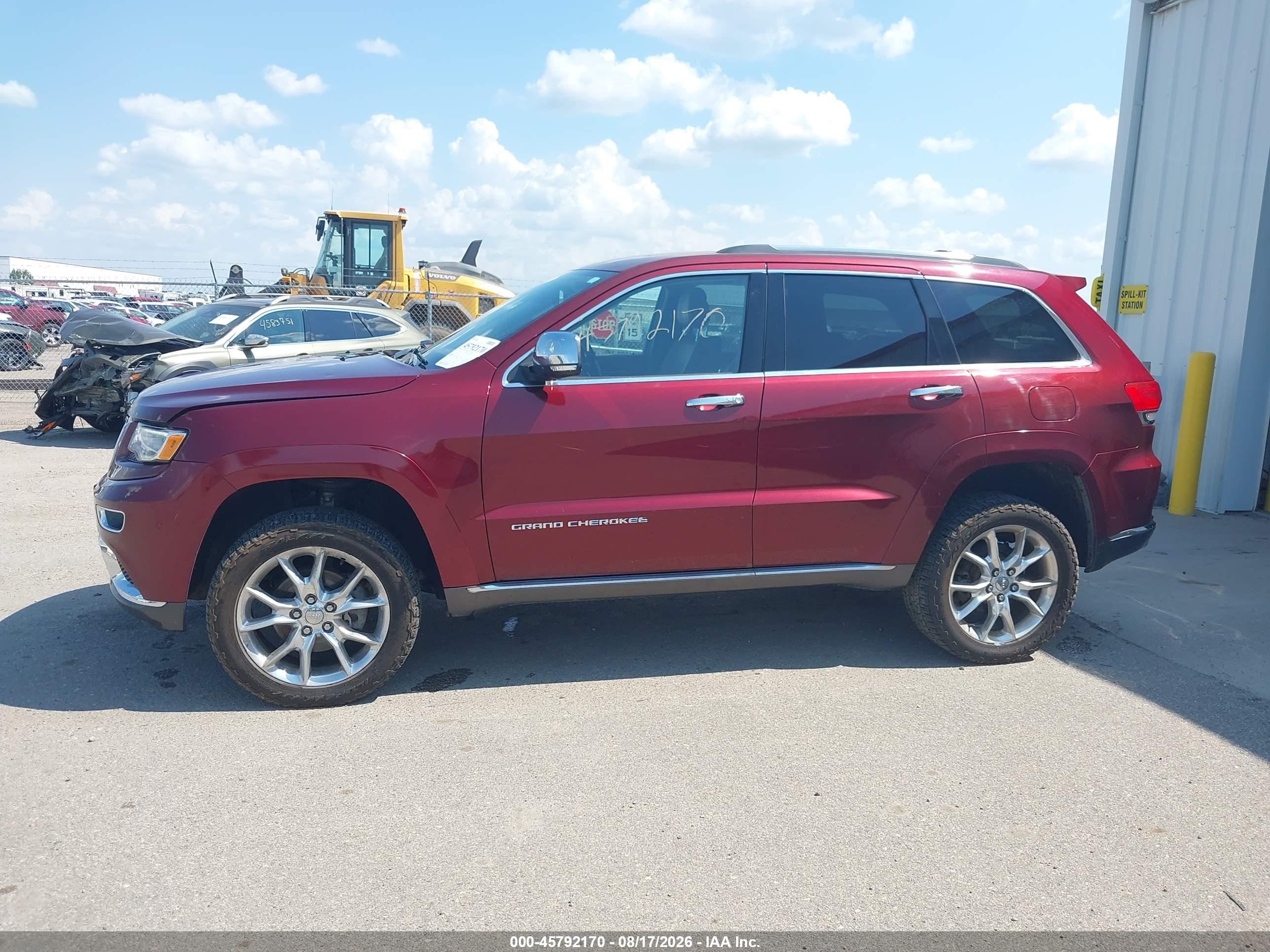 2016 JEEP GRAND CHEROKEE SUMMIT