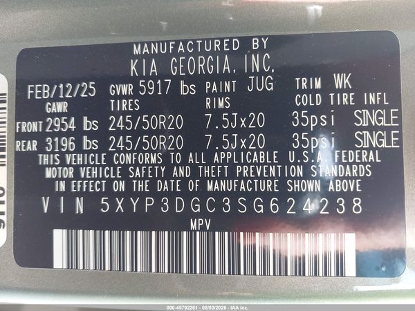 2025 KIA TELLURIDE EX X-LINE