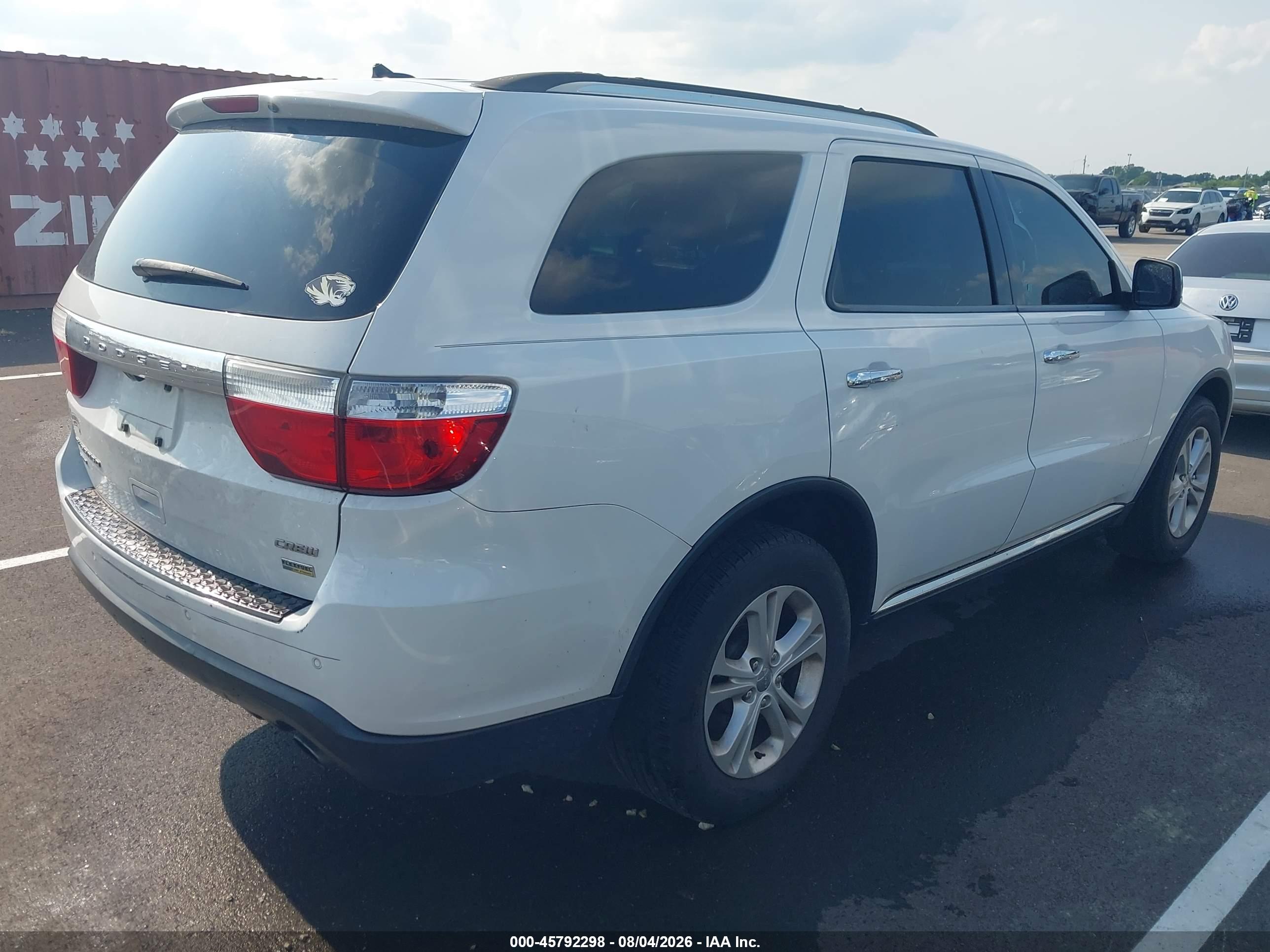 2013 DODGE DURANGO CREW — I4