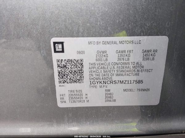 2021 CADILLAC XT5 FWD PREMIUM LUXURY