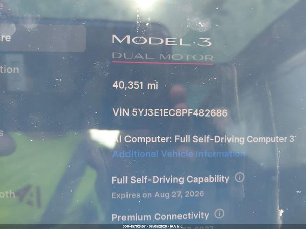 2023 TESLA MODEL 3