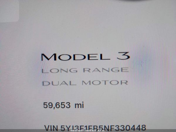 2022 TESLA MODEL 3