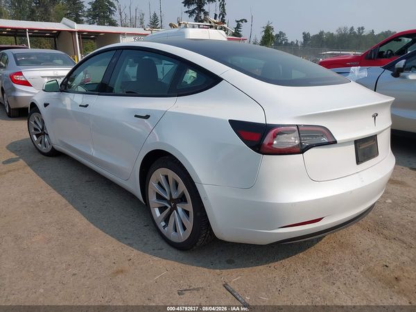 2022 TESLA MODEL 3 REAR-WHEEL DRIVE
