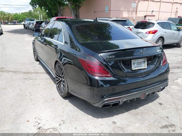 2015 MERCEDES-BENZ S 63 AMG 4MATIC