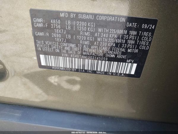 2025 SUBARU OUTBACK LIMITED