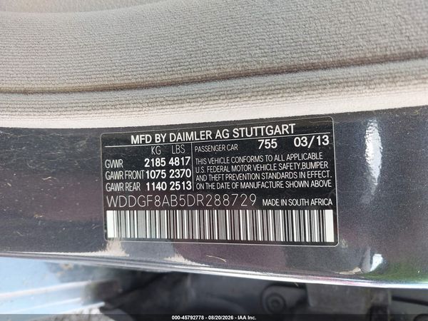 2013 MERCEDES-BENZ C 300